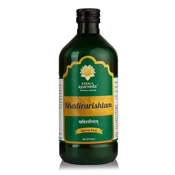 Kerala Ayurveda Khadirarishtam, 435 ml-1.webp